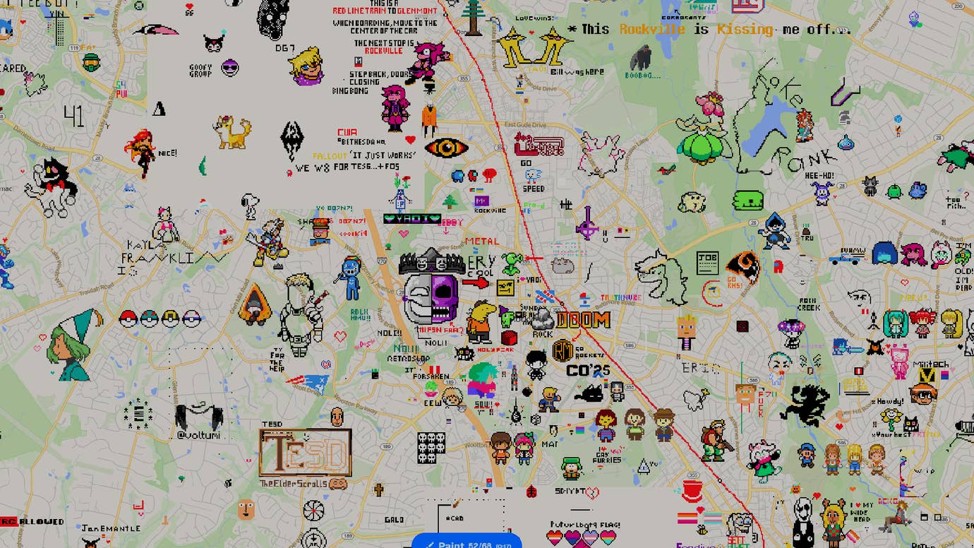 Rockville, Maryland, in wplace.